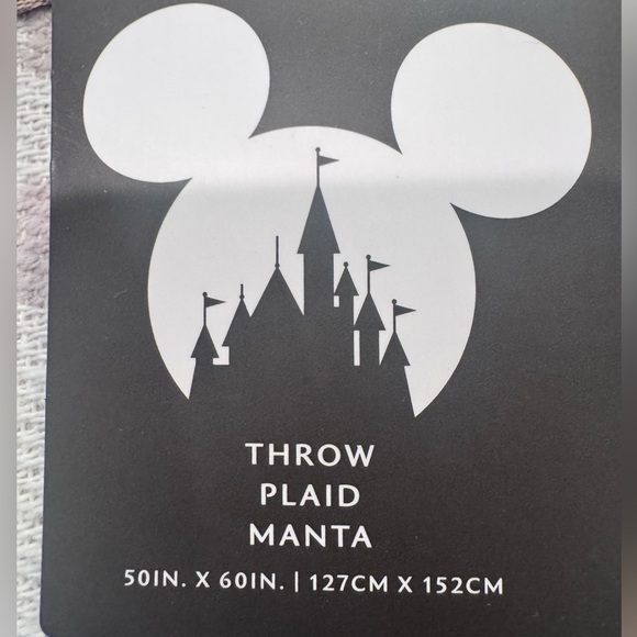 Disney Parks Homestead Collection Mickey Silhouette Throw Blanket - Picture 3 of 7